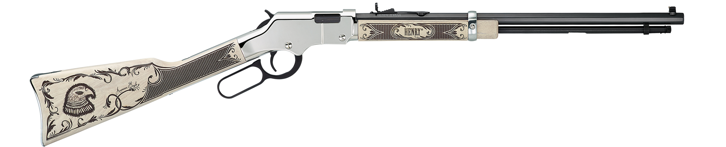 Henry Repeating Arms Goldenboy Silver Amer Eagle 22 LR
